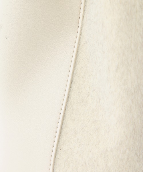 ROPE' PICNIC（ロペピクニック）の「Dメタルハンドル2層ミドルトート&ショルダーバッグ（ショルダーバッグ・レディース・ブラック/ダークブラウン/キナリ・FREE）」の13枚目の写真