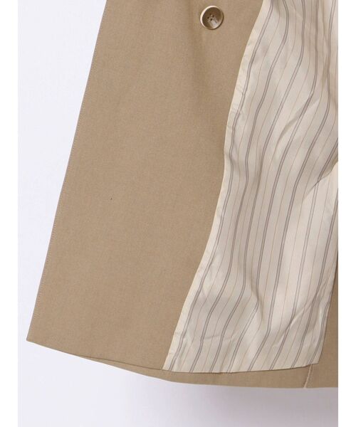 LAGUNAMOON(ラグナムーン)の「ダブルテーラードロングジャケット(テーラードジャケット・レディース・ライトグレー/ベージュ/その他1・FREE)」の18枚目の写真