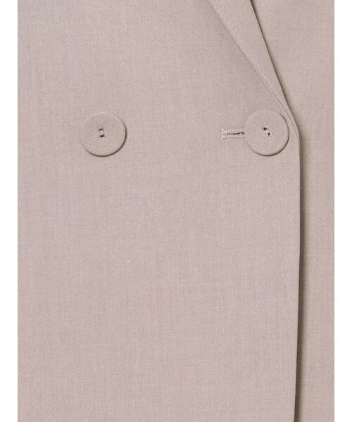 LAGUNAMOON(ラグナムーン)の「ダブルテーラードロングジャケット(テーラードジャケット・レディース・ライトグレー/ベージュ/その他1・FREE)」の17枚目の写真