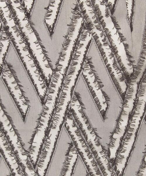 closet story(クローゼットストーリー)の「<closet story(クローゼットストーリー)>ダイヤ ジャカード フリンジ タイトスカート -ウォッシャブル-(スカート・レディース・ホワイト/ブラック・FREE)」の11枚目の写真