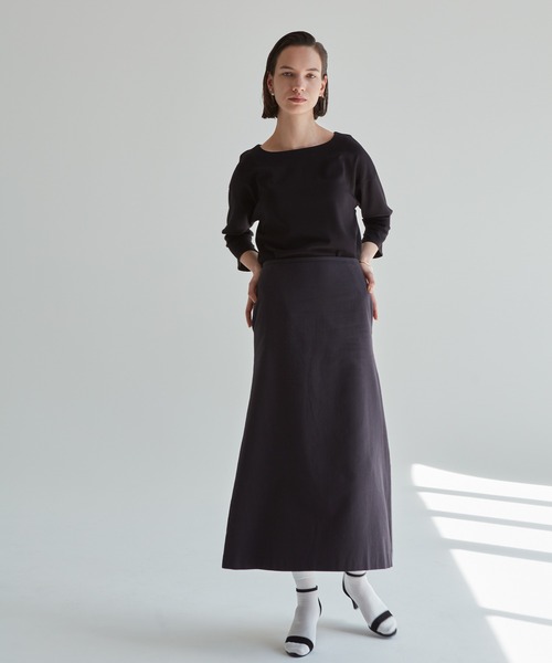 SETENS（セテンス）の「【ZOZO限定発売】【SETENS/セテンス】ストレッチマテリアルブラウス（シャツ/ブラウス・レディース・ベージュ/ブラック・F）」の19枚目の写真