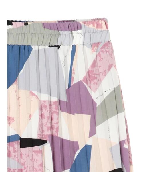 Green　Parks（グリーンパークス）の「・novem9 アートガラプリーツスカート＊（スカート・レディース・ブラック/パープル/カーキ・FREE）」の20枚目の写真