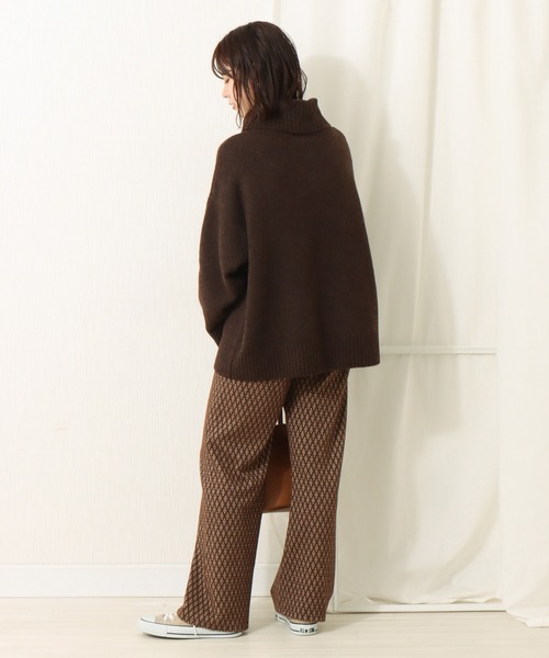 libelle more（リベル モア）の「6G 天竺前スリットニットプルオーバー（ニット/セーター・レディース・ブラック/ブラウン/オフホワイト/ピンク・M/L）」の13枚目の写真