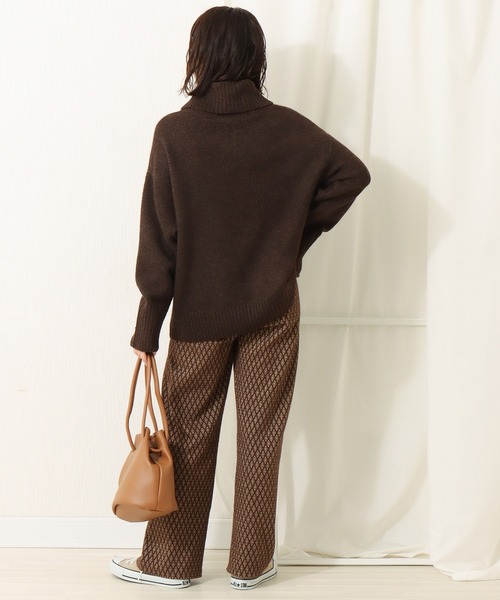 libelle more（リベル モア）の「6G 天竺前スリットニットプルオーバー（ニット/セーター・レディース・ブラック/ブラウン/オフホワイト/ピンク・M/L）」の19枚目の写真