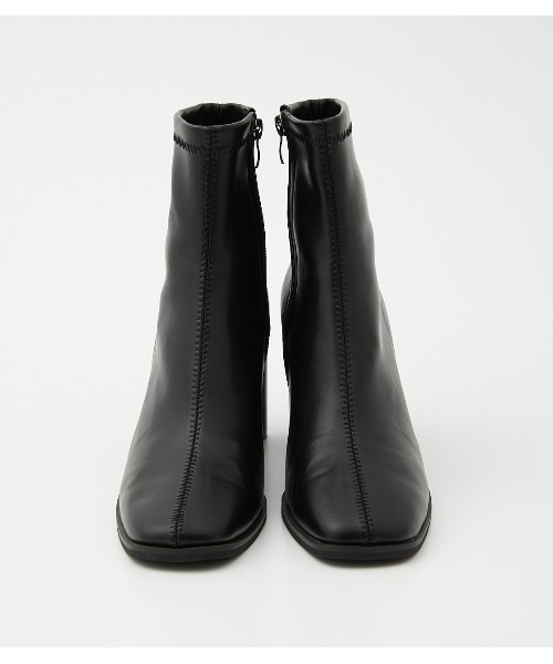 AZUL by moussy（アズールバイマウジー）の「STRETCH SHORT BOOTS/ストレッチショートブーツ（ブーツ・レディース・ブラック/アイボリー・SMALL/MEDIUM/LARGE）」の9枚目の写真