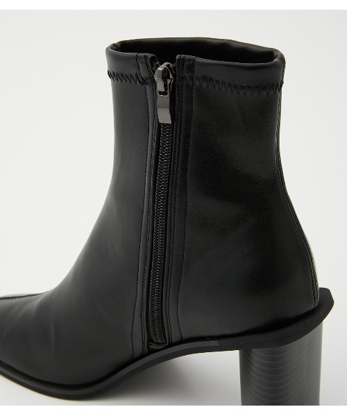 AZUL by moussy（アズールバイマウジー）の「STRETCH SHORT BOOTS/ストレッチショートブーツ（ブーツ・レディース・ブラック/アイボリー・SMALL/MEDIUM/LARGE）」の7枚目の写真