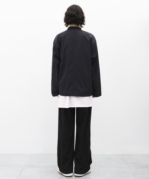 minsobi（ミンソビ）の「ルーズ無地ロンT（Tシャツ/カットソー・メンズ・ホワイト/ブラック/グレー・FREE）」の16枚目の写真