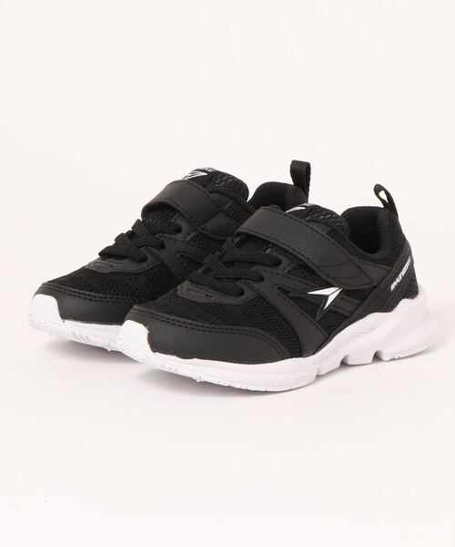 瞬足(シュンソク)の「瞬足/SYUNSOKU/キッズスニーカー/SJJ6380(スニーカー・キッズ・グレー/ブラック/ネイビー/ブラック系その他・17.5cm/20.0cm/22.5cm/23.0cm/16.0cm/18.0cm/22.0cm/18.5cm/21.5cm/17.0cm/19.0cm/19.5cm/20.5cm/16.5cm/21.0cm/24.0cm/23.5cm/25.0cm/24.5cm)」の2枚目の写真