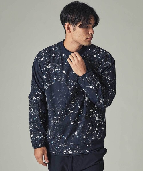 CITY TOKYO(シティトウキョウ)の「ウィンドクルーネックプルオーバー(スウェット・メンズ・ホワイト/ブラック/その他2・1/2/3)」の3枚目の写真