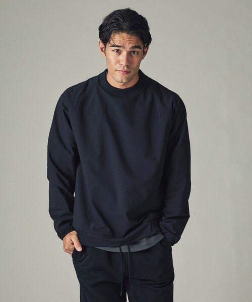 CITY TOKYO(シティトウキョウ)の「ウィンドクルーネックプルオーバー(スウェット・メンズ・ホワイト/ブラック/その他2・1/2/3)」の4枚目の写真