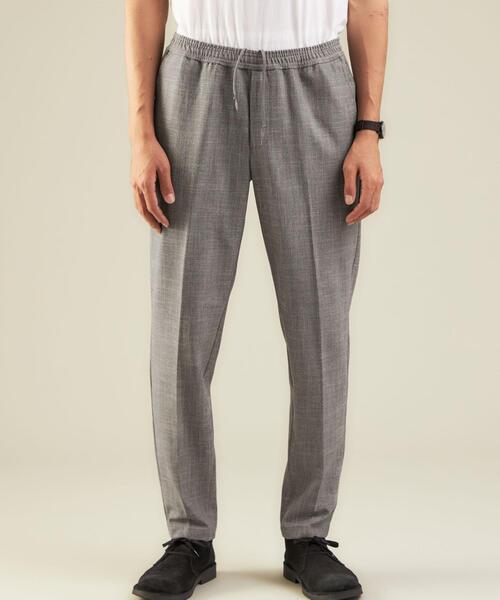 green label relaxing（グリーンレーベルリラクシング）の「ウールライク オルマイ イージーパンツ -ウォッシャブル・防シワ・ストレッチ-（その他パンツ・メンズ・グレー/ネイビー/ダークブラウン/ダークグレー・M/XL/L/S）」の7枚目の写真