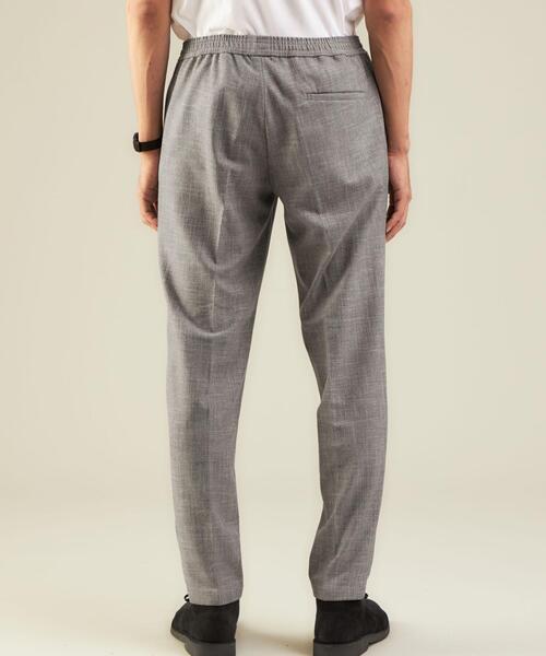 green label relaxing（グリーンレーベルリラクシング）の「ウールライク オルマイ イージーパンツ -ウォッシャブル・防シワ・ストレッチ-（その他パンツ・メンズ・グレー/ネイビー/ダークブラウン/ダークグレー・M/XL/L/S）」の9枚目の写真