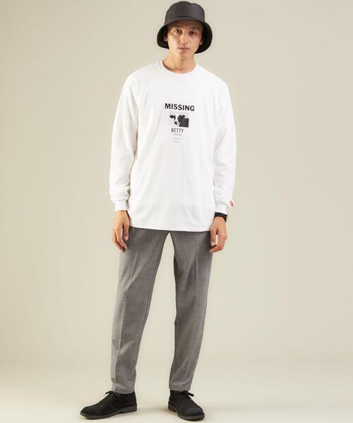 green label relaxing（グリーンレーベルリラクシング）の「ウールライク オルマイ イージーパンツ -ウォッシャブル・防シワ・ストレッチ-（その他パンツ・メンズ・グレー/ネイビー/ダークブラウン/ダークグレー・M/XL/L/S）」の10枚目の写真