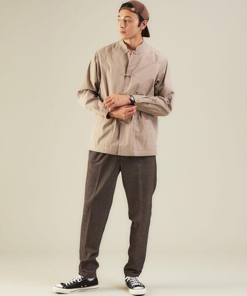 green label relaxing（グリーンレーベルリラクシング）の「ウールライク オルマイ イージーパンツ -ウォッシャブル・防シワ・ストレッチ-（その他パンツ・メンズ・グレー/ネイビー/ダークブラウン/ダークグレー・M/XL/L/S）」の11枚目の写真