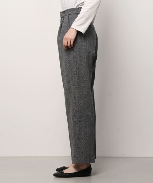 atmos pink（アトモスピンク）の「atmos pink クラシック チェックパンツ（スラックス・レディース・グレー/ブラウン・M/S）」の3枚目の写真