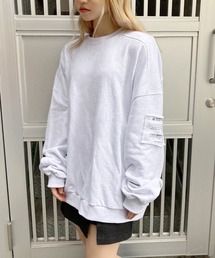 Figments | スリーブパッチスウェット(スウェット)