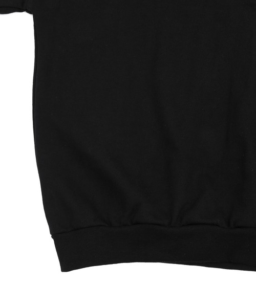 Figments（フィグメンツ）の「スリーブパッチスウェット（スウェット・レディース・ブラック/杢グレー・FREE）」の4枚目の写真