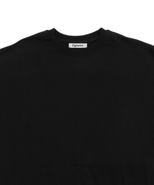Figments（フィグメンツ）の「スリーブパッチスウェット（スウェット・レディース・ブラック/杢グレー・FREE）」の3枚目の写真