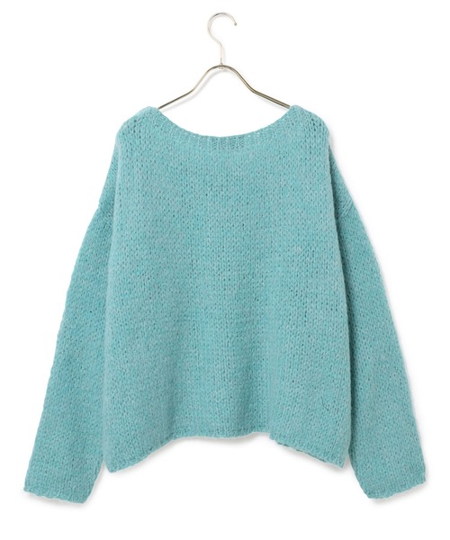 MADEMOISELLE ROPE'（マドモアゼル ロペ）の「【TRICOTS JEAN MARC/トリコ・ジャンマルク】ワイドニットプルオーバー（ニット/セーター・レディース・ホワイト/レッド/サックスブルー・FREE）」の16枚目の写真