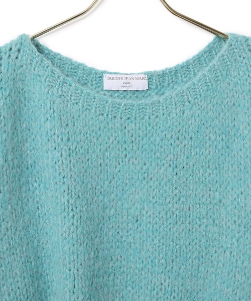MADEMOISELLE ROPE'（マドモアゼル ロペ）の「【TRICOTS JEAN MARC/トリコ・ジャンマルク】ワイドニットプルオーバー（ニット/セーター・レディース・ホワイト/レッド/サックスブルー・FREE）」の17枚目の写真