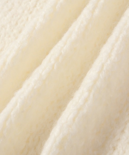 MADEMOISELLE ROPE'（マドモアゼル ロペ）の「【TRICOTS JEAN MARC/トリコ・ジャンマルク】ワイドニットプルオーバー（ニット/セーター・レディース・ホワイト/レッド/サックスブルー・FREE）」の22枚目の写真