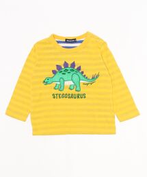 接結天竺恐竜柄込Ｔシャツ