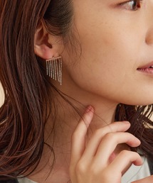 フリンジチェーンピアス