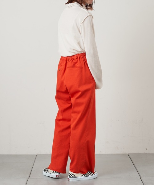 CIAOPANIC TYPY（チャオパニックティピー）の「裏起毛アーミーサーマルハイネックTee（Tシャツ/カットソー・レディース・ブラック/オレンジ/オフホワイト・ONE SIZE）」の11枚目の写真