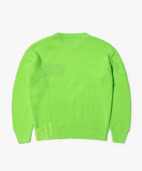 bonjour records（ボンジュールレコーズ）の「【ARIES】Waffle Knit Jumper（ニット/セーター・メンズ・ベージュ/グリーン・MEDIUM/LARGE）」の11枚目の写真