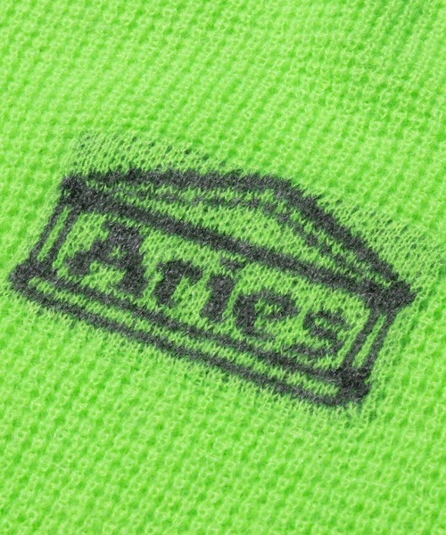 bonjour records（ボンジュールレコーズ）の「【ARIES】Waffle Knit Jumper（ニット/セーター・メンズ・ベージュ/グリーン・MEDIUM/LARGE）」の6枚目の写真