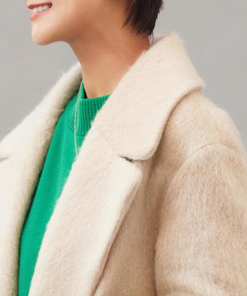 Liesse（リエス）の「シャギーBIGカラーショートコート（その他