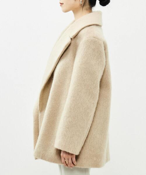 Liesse（リエス）の「シャギーBIGカラーショートコート（その他