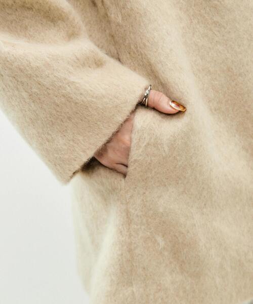 Liesse（リエス）の「シャギーBIGカラーショートコート（その他