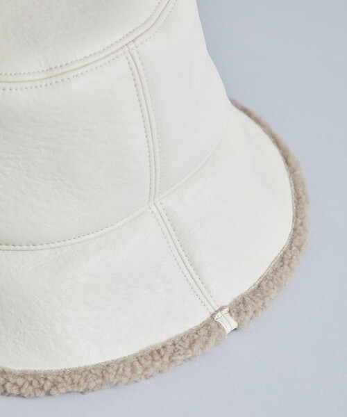 La Maison de Lyllis(メゾンドリリス)の「【La Maison de Lyllis(ラメゾンドリリス)】ポットムートン 2213021(ハット・レディース・ブラウン/ブラック/アイボリー・FREE)」の9枚目の写真