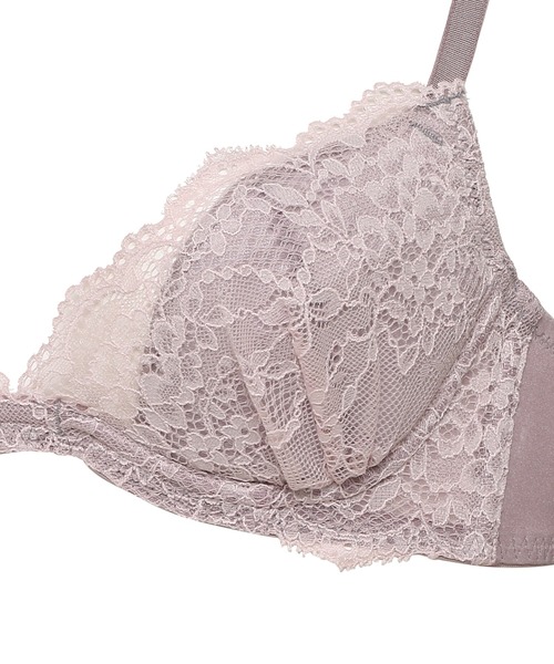Chut！ INTIMATES（シュットインティメイツ）の「イージーステップブラ&ショーツセット (C850)（ブラ&ショーツ・レディース・パープル/ライトベージュ・L2/M2/M1/L1/M3）」の10枚目の写真