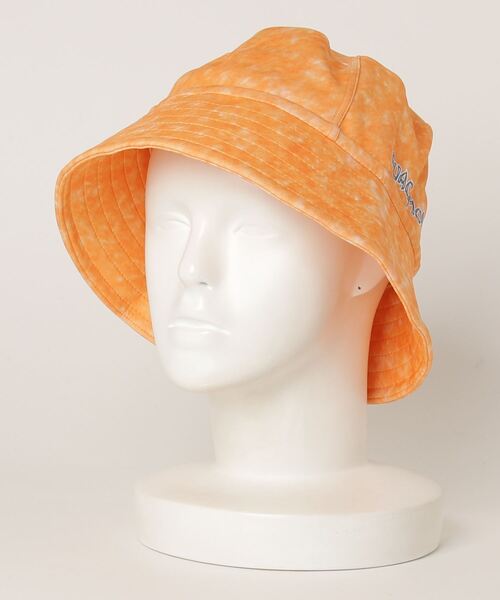 GUACAMOLE（ガカモレ）の「GUACAMOLE Functional stretch bucket hat/LOGO print（ハット・メンズ・ホワイト/ブラック/チャコールグレー/ホワイト×ピンク/オレンジ/グレー/イエロー・MEDIUM/FREE）」の7枚目の写真