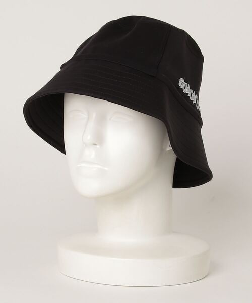 GUACAMOLE（ガカモレ）の「GUACAMOLE Functional stretch bucket hat/LOGO print（ハット・メンズ・ホワイト/ブラック/チャコールグレー/ホワイト×ピンク/オレンジ/グレー/イエロー・MEDIUM/FREE）」の3枚目の写真
