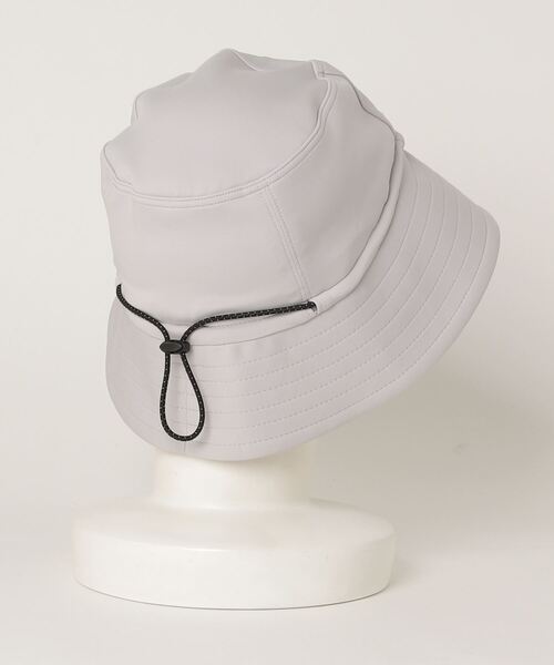 GUACAMOLE（ガカモレ）の「GUACAMOLE Functional stretch bucket hat/LOGO print（ハット・メンズ・ホワイト/ブラック/チャコールグレー/ホワイト×ピンク/オレンジ/グレー/イエロー・MEDIUM/FREE）」の9枚目の写真