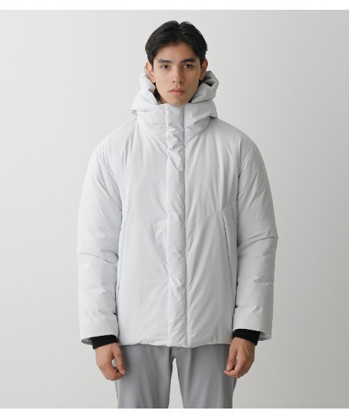 AZUL by moussy(アズールバイマウジー)の「CLIMASHIELD HOODIE JACKET/CLIMASHIELDフーディージャケット(ダウンジャケット/コート・メンズ・ホワイト/ブラック・MEDIUM/LARGE)」の5枚目の写真