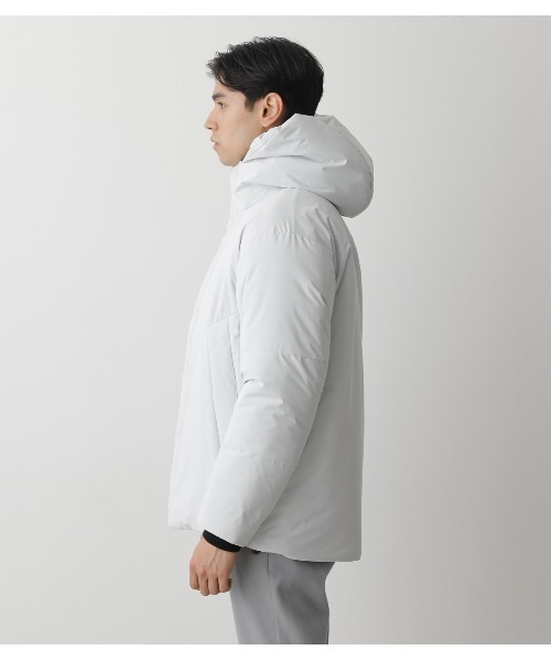 AZUL by moussy(アズールバイマウジー)の「CLIMASHIELD HOODIE JACKET/CLIMASHIELDフーディージャケット(ダウンジャケット/コート・メンズ・ホワイト/ブラック・MEDIUM/LARGE)」の11枚目の写真