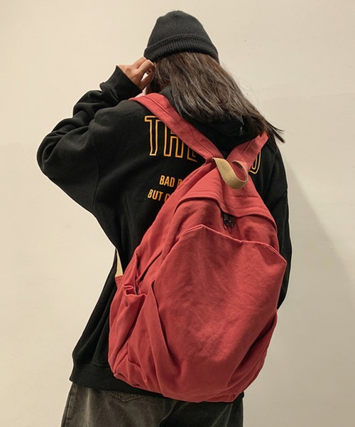 STYLEBLOCK(スタイルブロック)の「リュック(バックパック/リュック・レディース・ブラック/パープル/オレンジ/グリーン・FREE)」の4枚目の写真