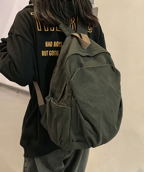 STYLEBLOCK(スタイルブロック)の「リュック(バックパック/リュック・レディース・ブラック/パープル/オレンジ/グリーン・FREE)」の3枚目の写真