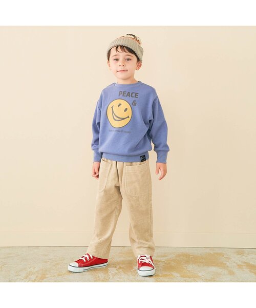 BREEZE（ブリーズ）の「ノルディックニット帽（ニットキャップ/ビーニー・キッズ・ベージュ/ダークグリーン・54/48/50）」の6枚目の写真