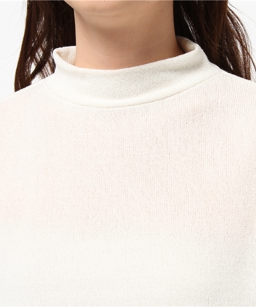 Kastane（カスタネ）の「【Kastane】ハイネックシャツ袖プルオーバー（Tシャツ/カットソー・レディース・アイボリー/グレー/ネイビー・FREE）」の7枚目の写真