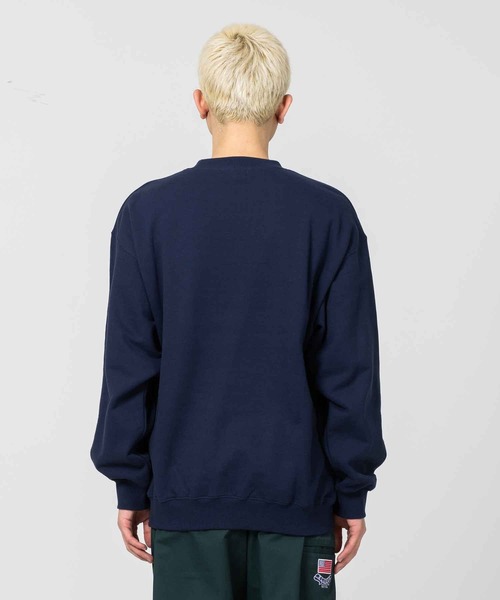 XLARGE（エクストララージ）の「EMBROIDERY STANDARD LOGO CREWNECK SWEAT（スウェット・メンズ・ブラック/ホワイト/グリーン/ネイビー/イエロー・L/S/M/XL/X-LARGE）」の7枚目の写真