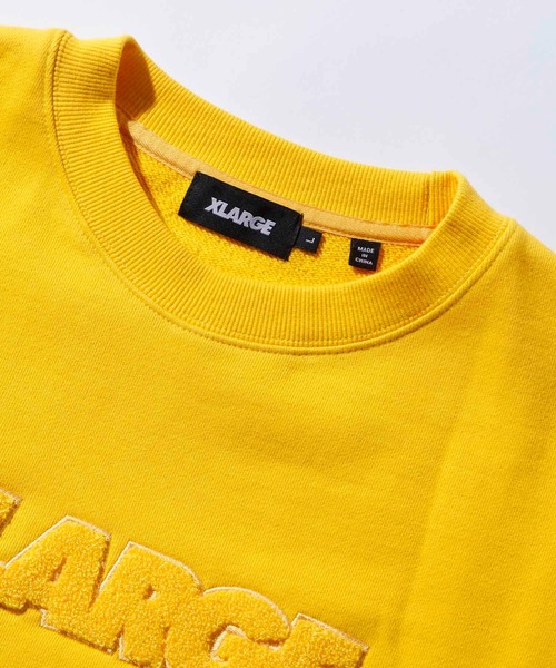 XLARGE（エクストララージ）の「EMBROIDERY STANDARD LOGO CREWNECK SWEAT（スウェット・メンズ・ブラック/ホワイト/グリーン/ネイビー/イエロー・L/S/M/XL/X-LARGE）」の10枚目の写真