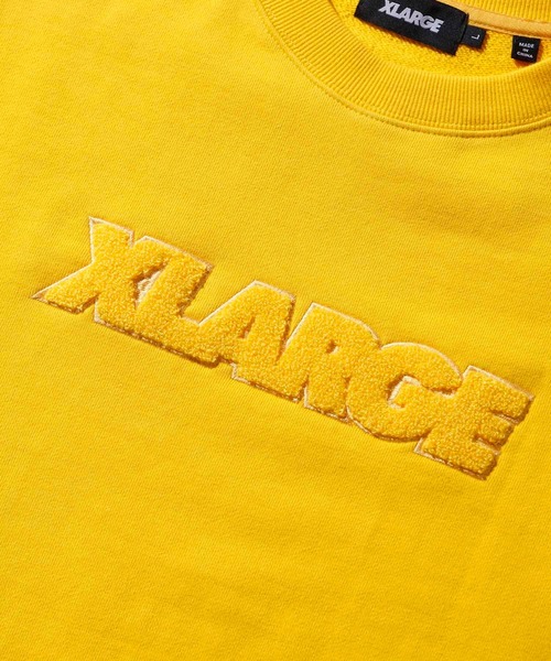 XLARGE（エクストララージ）の「EMBROIDERY STANDARD LOGO CREWNECK SWEAT（スウェット・メンズ・ブラック/ホワイト/グリーン/ネイビー/イエロー・L/S/M/XL/X-LARGE）」の11枚目の写真