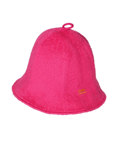 14+(イチヨンプラス)の「タオル地 サウナハット 袋付き サウナキャップ PORT STYLE 14+(ICHIYONPLUS) サウナハット(ハット・レディース・アイボリー/ベージュ/ブラック/イエロー/ブラウン/ピンク/パープル/ブルー/パープル系その他/ブラウン系その他2/パープル系その他2/ブルー系2・FREE/X-LARGE)」の14枚目の写真