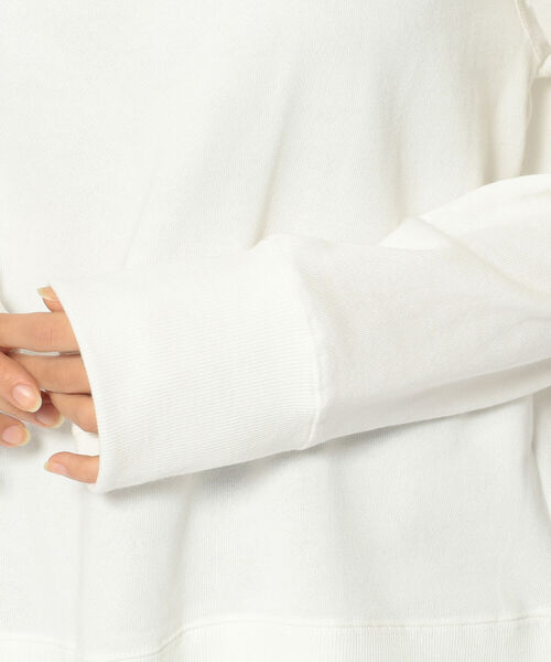 AVIREX（アヴィレックス）の「【直営店限定】AVIREX HARF ZIP SWEAT/ ハーフジップスウェット / アヴィレックス（スウェット・レディース・ブラック/オフホワイト/マスタード・FREE）」の9枚目の写真