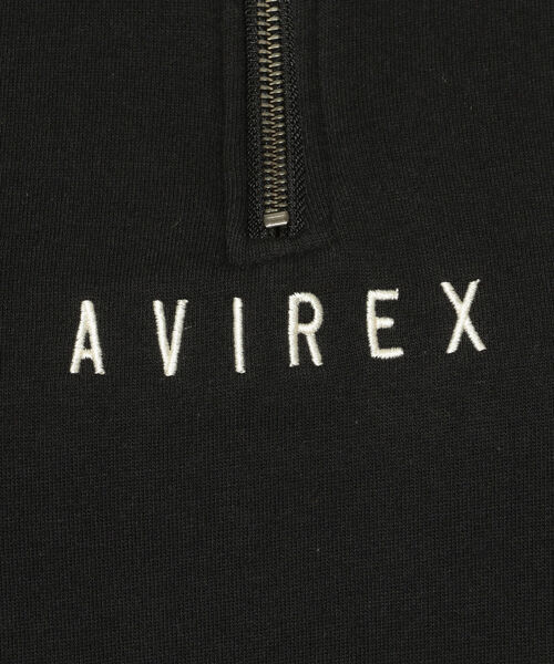 AVIREX（アヴィレックス）の「【直営店限定】AVIREX HARF ZIP SWEAT/ ハーフジップスウェット / アヴィレックス（スウェット・レディース・ブラック/オフホワイト/マスタード・FREE）」の12枚目の写真